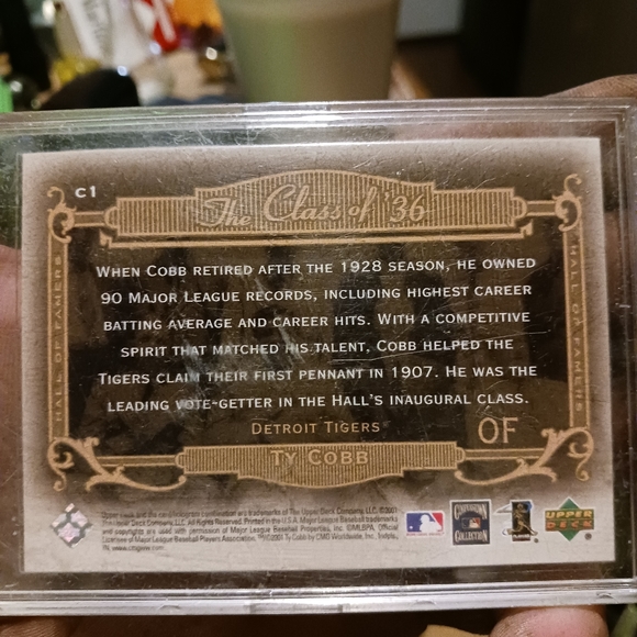 Kobe Bryant card Michael jorddan cards ty cobb class 36 - Picture 2 of 8